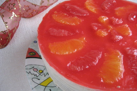 Торт "творожный со вкусом грейпфрута": шаг 1