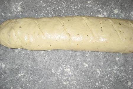 Оливковый хлеб-батон: шаг 4