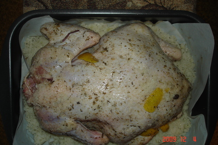 Курица в соли(способ приготовления): шаг 5