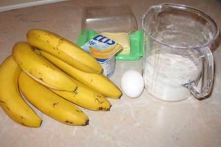Карамельно-банановый пирог: шаг 1