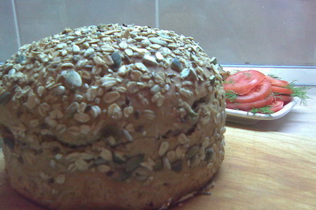 Бутерброд «старая петербурженка» с яичным салатом и корюшкой в панировке из семечек.: шаг 6