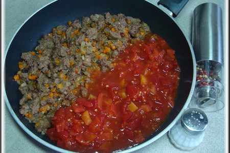 Запеканка с сельдереем, томатами и говядиной.: шаг 8