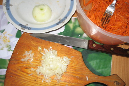 Хрустящая морковь "по корейски": шаг 3