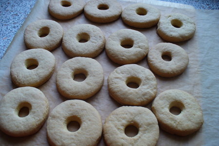 Печенье " лиловые кольца ": шаг 2