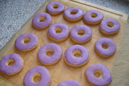 Печенье " лиловые кольца ": шаг 3