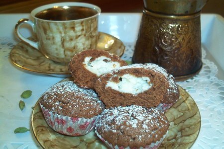 Шоколадно-коричные мини кексы с кофе по-тунисски.: шаг 9