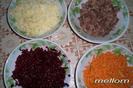 Салат с мясом и морковью по-корейски: шаг 1