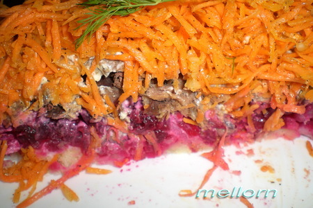 Салат с мясом и морковью по-корейски: шаг 5
