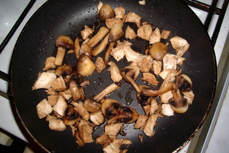 Салат "два грибка" с двумя видами грибов: шаг 2
