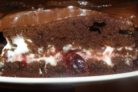 Шоколадно-вишнёвые пироженки: шаг 6