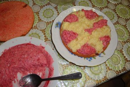 Торт "розовые лепестки": шаг 4