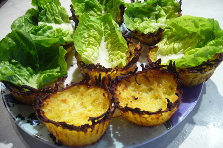 Копченая форель с яблочной сальсей в картофельных корзиночках: шаг 2