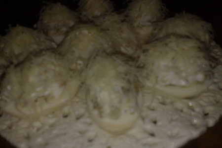 Яйца фаршированные грибами: шаг 3