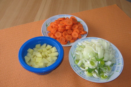 Морковный суп-пюре с брынзой: шаг 2