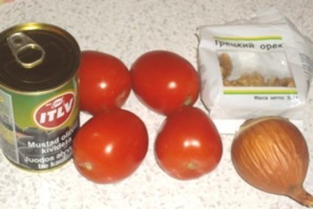 Салат из помидоров: шаг 2