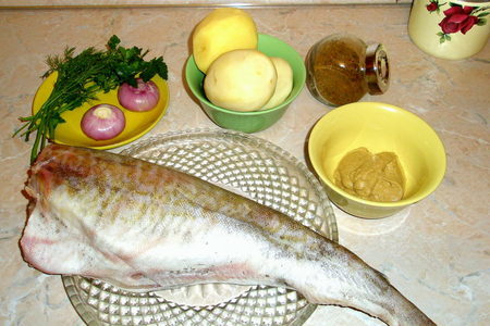 Печеная рыба с картофелем: шаг 1