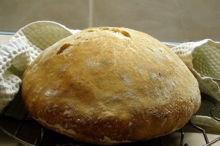 Хлеб, минимум дрожжей: шаг 8