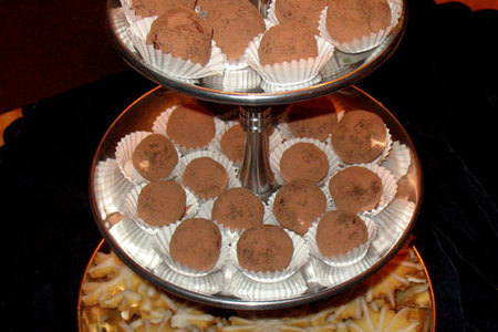 Конфеты (шоколадно-ореховые трюфели) "зимний вечер": шаг 5