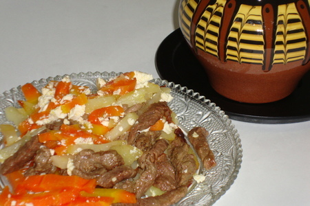 Картофель с мясом в горшочке: шаг 5
