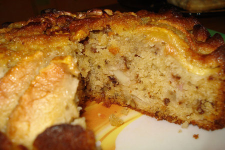 Грушевый  пирог  с кардамоном и медом: шаг 1