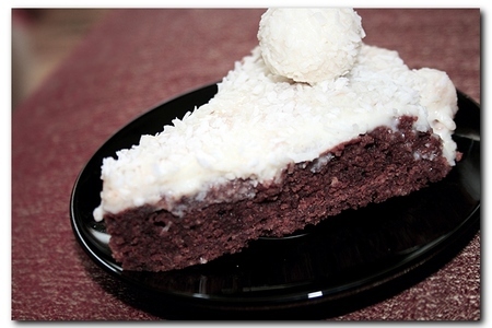 Шоколадный торт с ликером и сливочным кремом: шаг 2