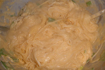 Тайские оладьи из рисовой лапши: шаг 3