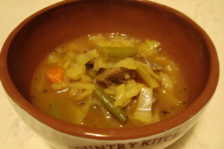 Мясной суп с капустой: шаг 2