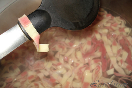 Pasta freska con crema - паста с соусом альфредо: шаг 24