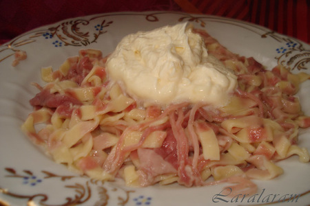 Pasta freska con crema - паста с соусом альфредо: шаг 29
