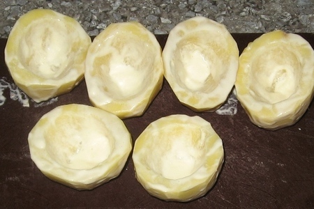Фаршированный печеный картофель.: шаг 1