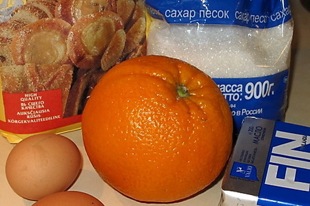 Сочный апельсиновый пирог: шаг 1