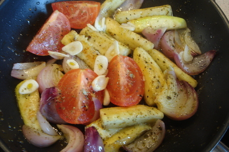 Филе рыбы под вкусным соусом "пепер майоро" с овощным гарниром.: шаг 6