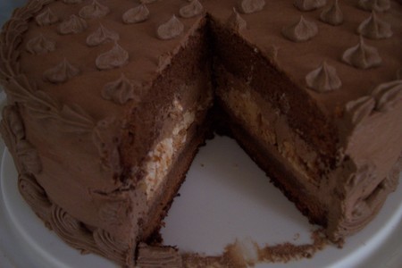 Торт"шоколадное чудо": шаг 4