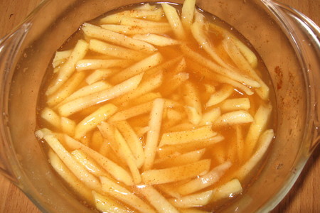 Картофельный хворост с опятами в сметане: шаг 3