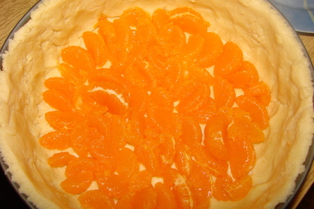 Käsekuchen - творожный тортик  с мандаринами: шаг 3