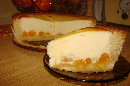 Käsekuchen - творожный тортик  с мандаринами: шаг 8