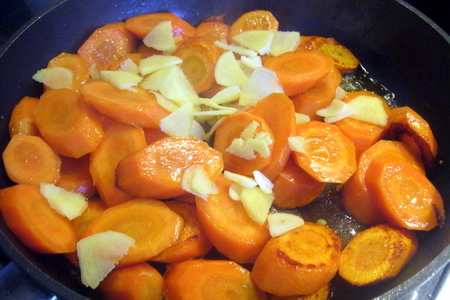 Морковь тушеная с имбирем: шаг 2