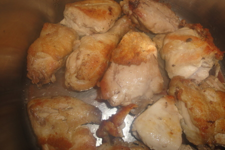 Курица в чесночно-миндальном соусе: шаг 1