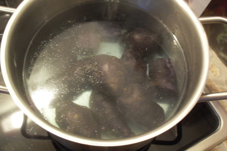 Вешенки в соусе из бузины с трюфельным картофелем: шаг 2