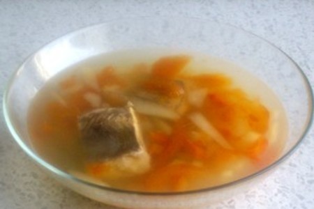 Суп с овощами из горбуши: шаг 6
