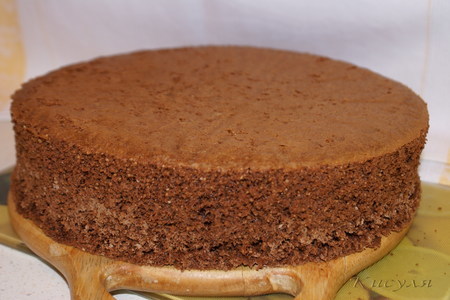 Шоколадно-гречневый торт с карамельно-цитрусовым кремом: шаг 5