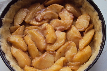 Нормандский яблочный пирог (tarte normande aux pommes): шаг 8