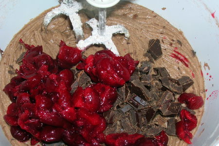 Шоколадное печенье с вишней (быстрое в приготовлении и поедании): шаг 6