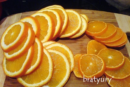 Мандарины и апельсины карамелизированные в шоколаде: шаг 2