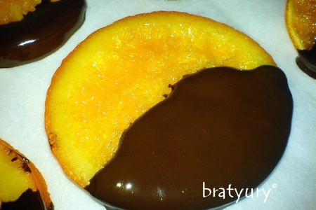 Мандарины и апельсины карамелизированные в шоколаде: шаг 8
