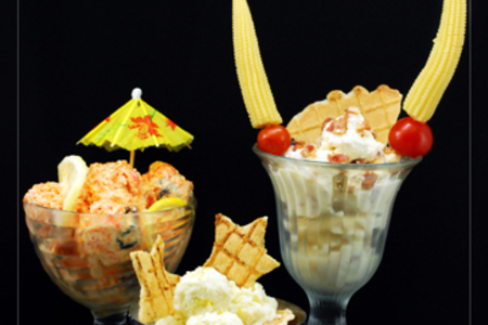 Мороженое с беконом, морковью и сыром "crazy ice-cream": шаг 19