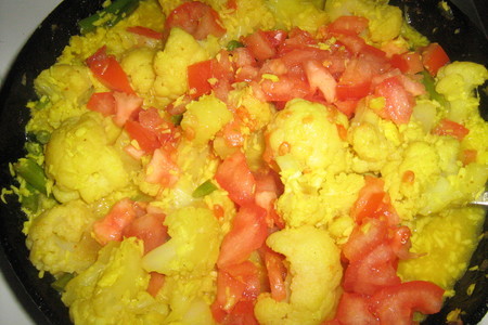 Постное блюдо из цветной капусты с...кокосом.: шаг 5