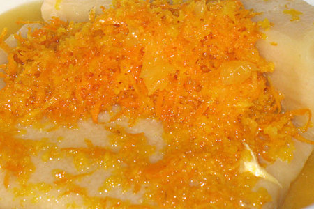 Конфеты "карамелизированный фундук на апельсиновом марципане": шаг 1