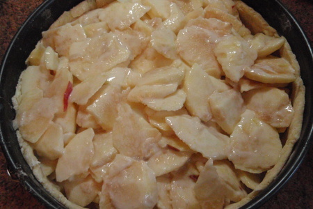 Яблочный пирог с кремом: шаг 5