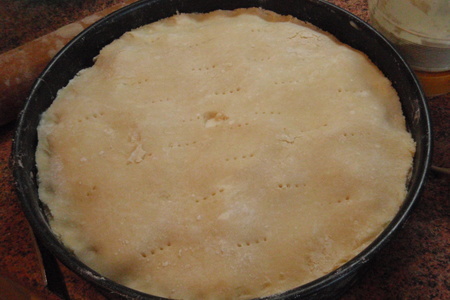 Яблочный пирог с кремом: шаг 8